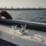Blue Tea Glass - a couple of glasses sitting on top of a table