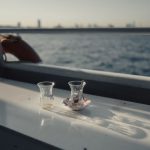 Blue Tea Glass - a couple of glasses sitting on top of a table