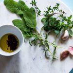 Herbal Tea Mix - flat lay photography of spices on plate