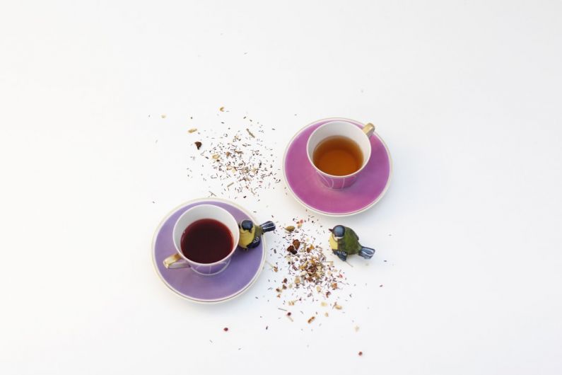 Buddhism Tea Monk - two cup of tea